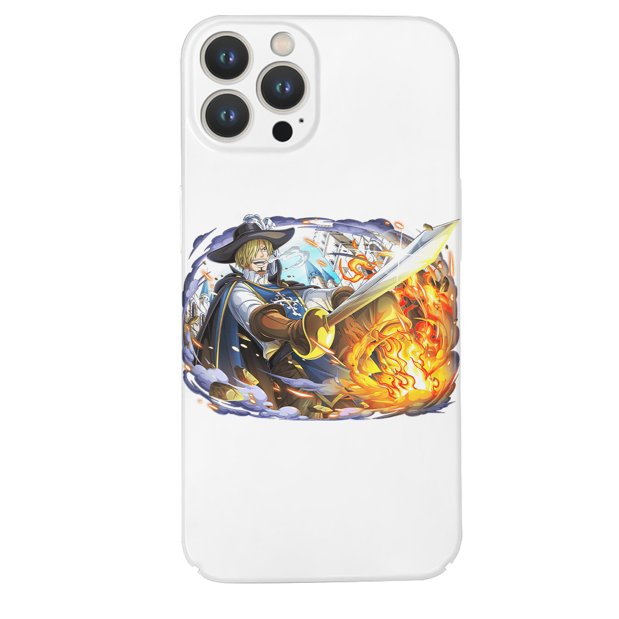 （画像用） ワンピース サンジ ONE PIECE Sanji 【iPhone 14シリーズ対応】ハードケース